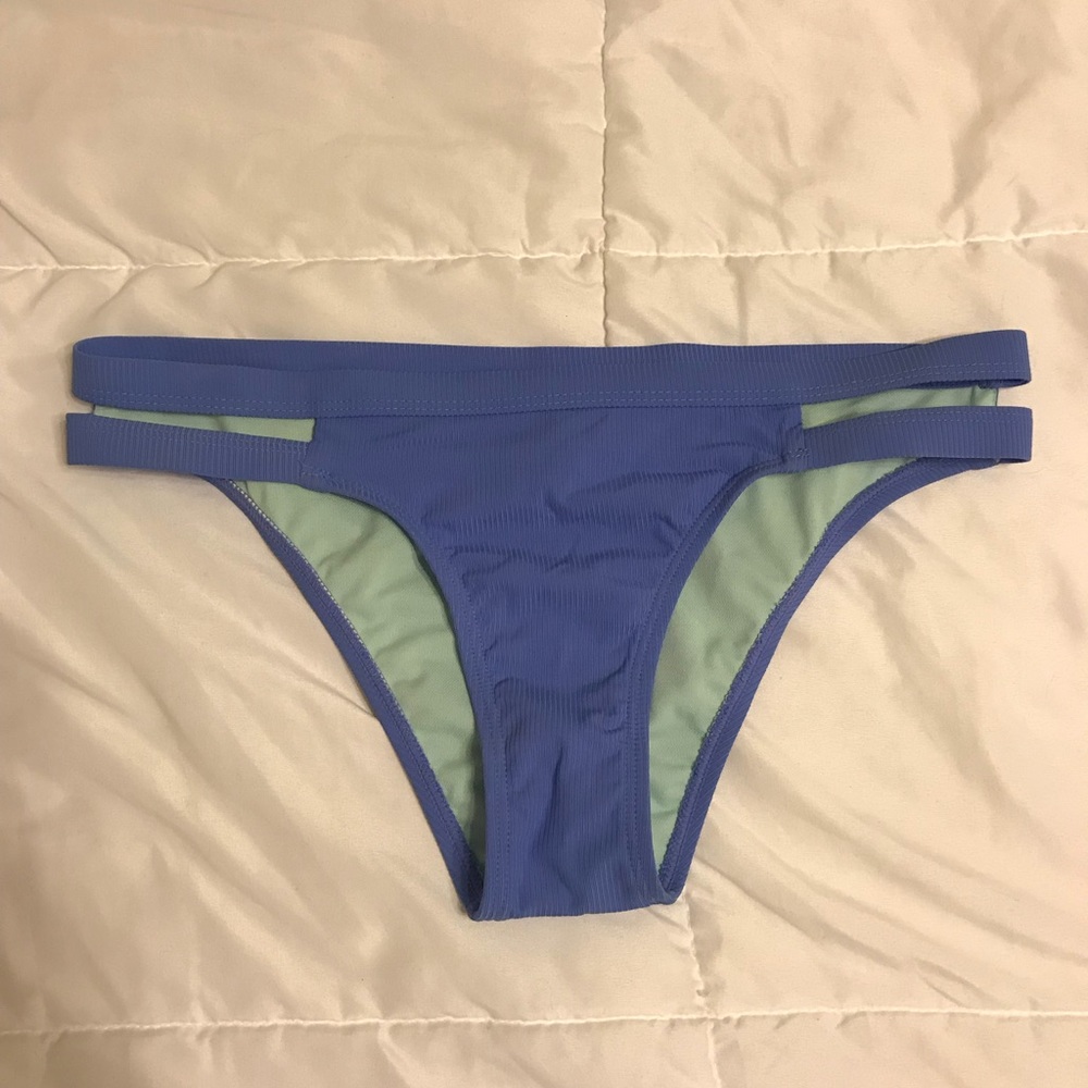 blue small bathing suit bottoms